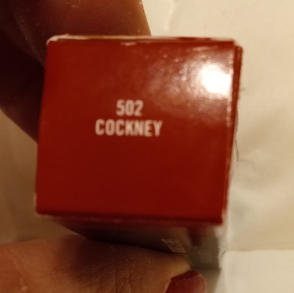 HP🔥🆕 MAC Cosmetics Lustre Lipstick 502 COCKNEY Red - 0.10 oz Full Size - NIB - Picture 6 of 10